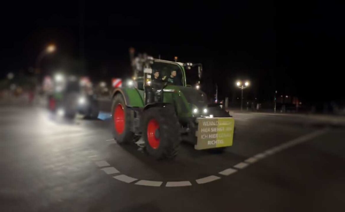 Bauernprotest in Berlin am 7.1.2024
