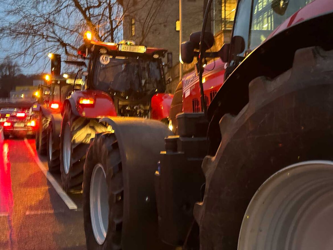 Bauernprotest am 8. Januar 2024 in Osnabrück