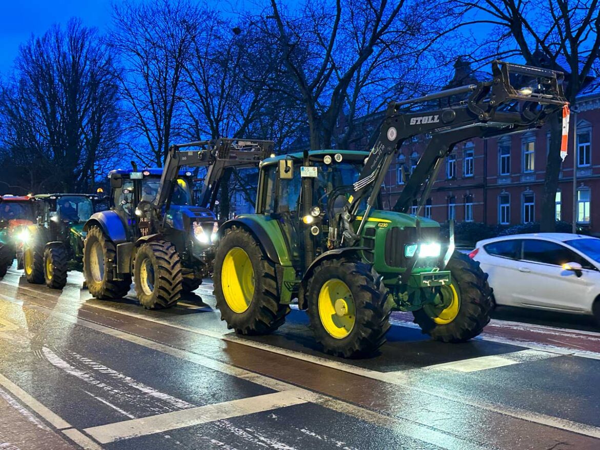 Bauernprotest am 8. Januar 2024 in Osnabrück