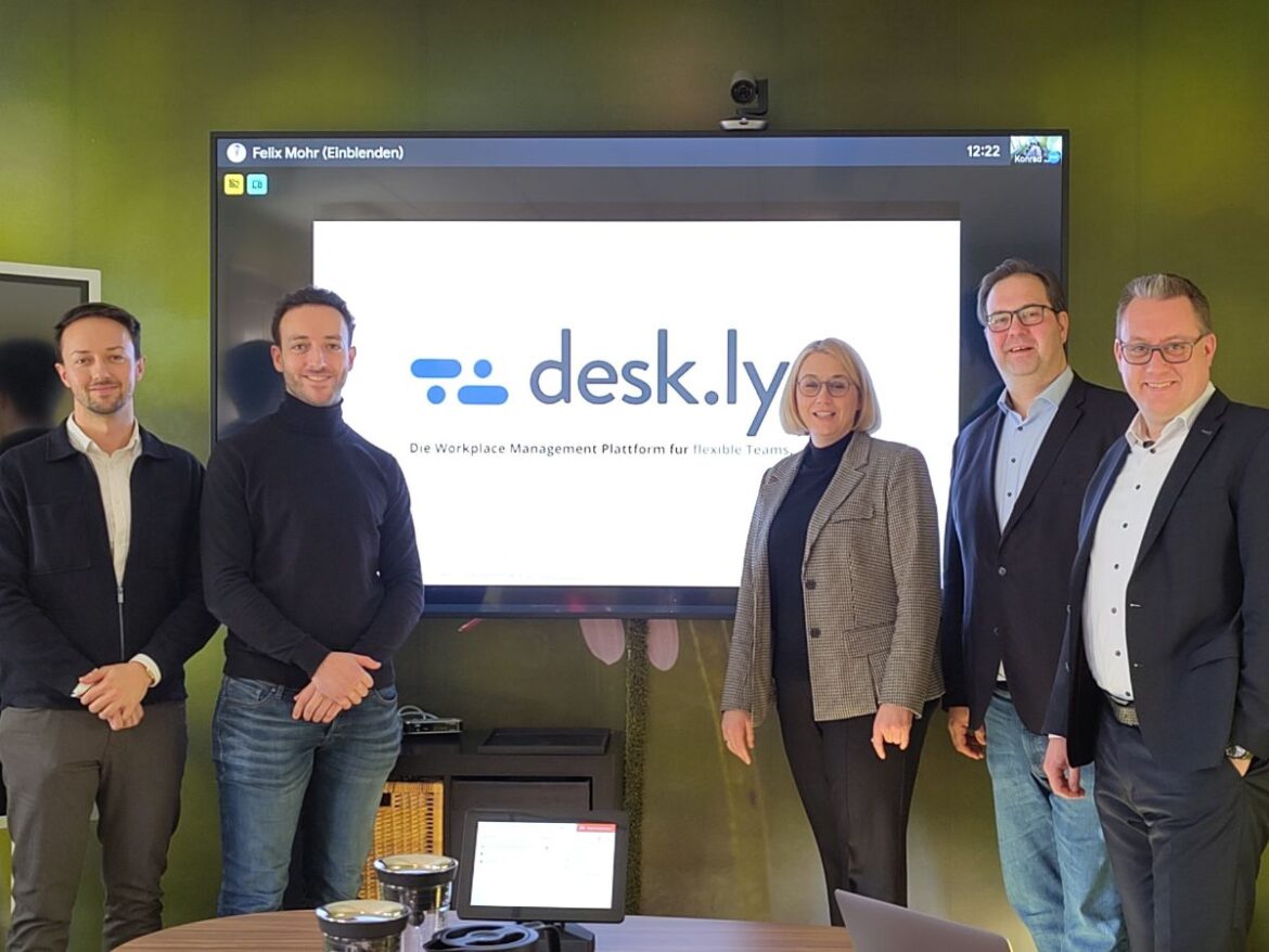 Hoher Besuch beim Osnabrücker Start-up Desk.ly