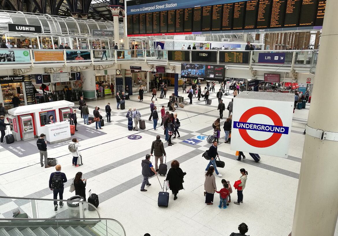 Liverpool Street Station in London