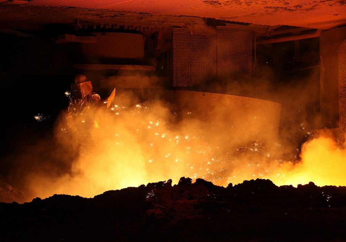 Arbeiter in der Produktion