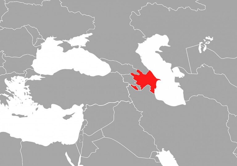 Armenien auf Landkarte (rot)