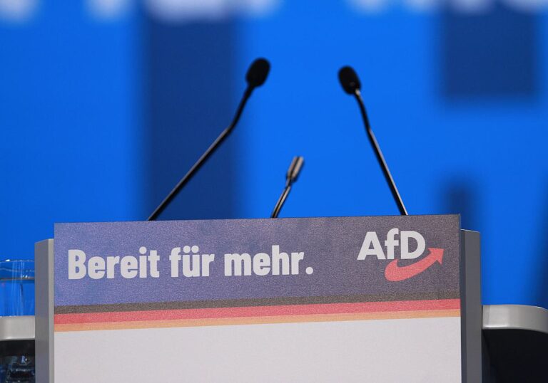 Rednerpult AfD