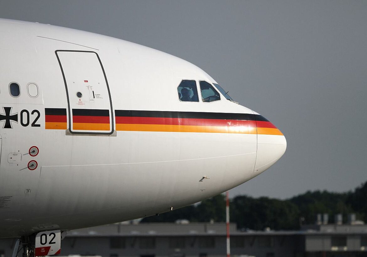 Flugzeug der Flugbereitschaft der Bundesregierung