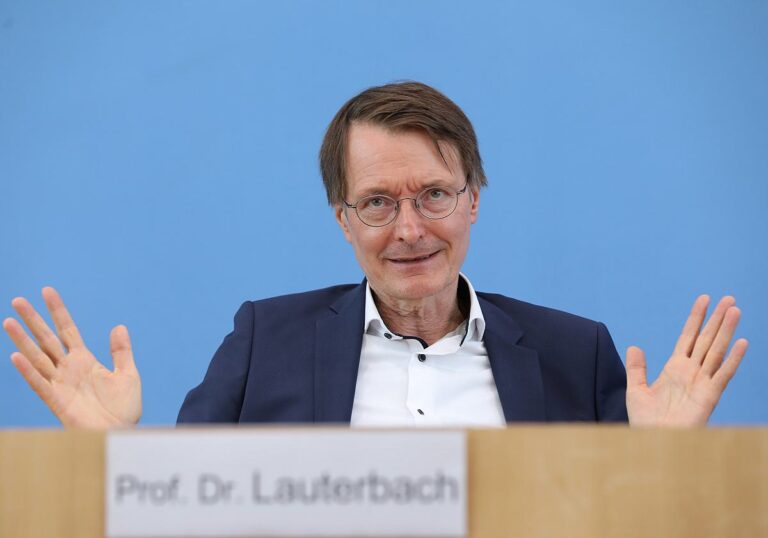 Bundesgesundheitsminister Karl Lauterbach (SPD)