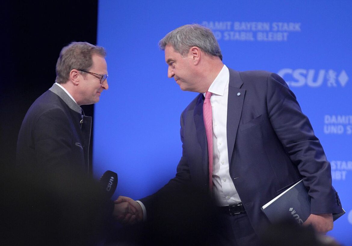Martin Huber und Markus Söder (CSU)