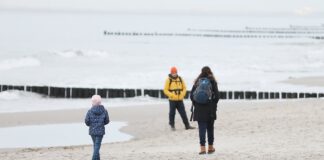 Familie am Strand