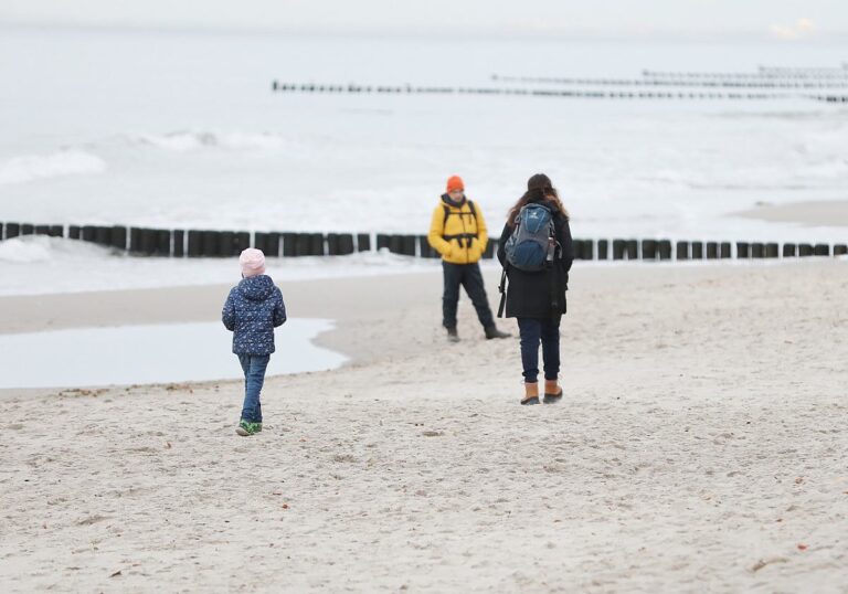 Familie am Strand