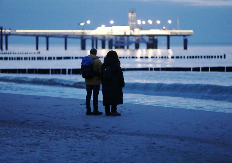 Paar am Strand