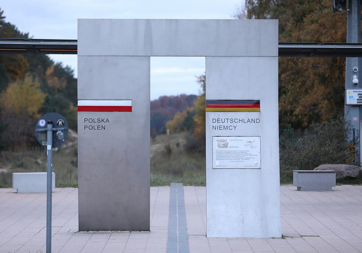 Grenze von Deutschland und Polen