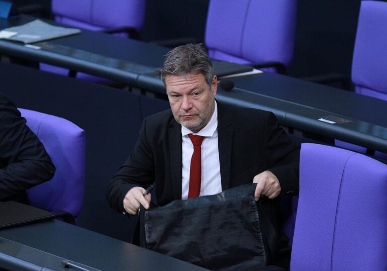 Bundeswirtschaftsminister Robert Habeck (Grüne)