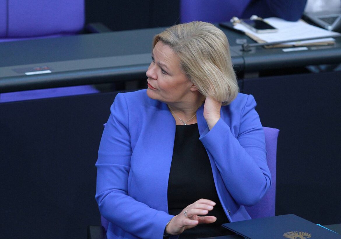 Bundesinnenministerin Nancy Faeser (SPD)