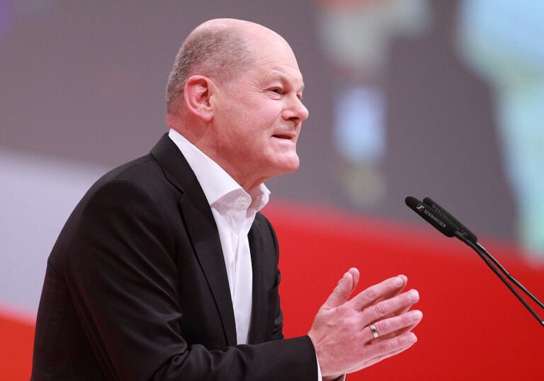 Bundeskanzler Olaf Scholz (SPD)