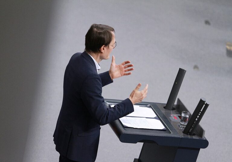 Bundesgesundheitsminister Karl Lauterbach (SPD)