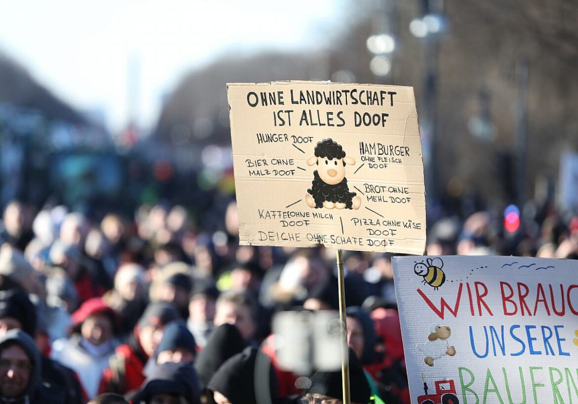 Bauernproteste: "Ohne Landwirtschaft ist alles doof"
