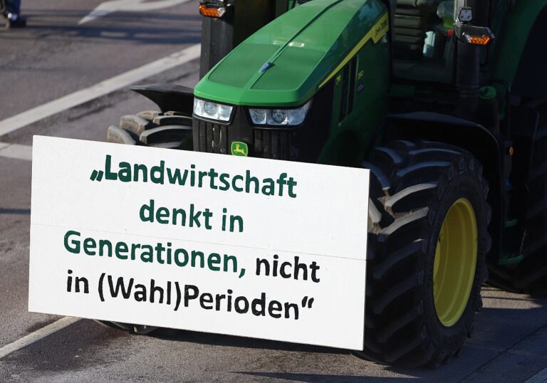 Bauernprotest: Landwirtschaft denkt in Generationen, nicht in (Wahl)Perioden