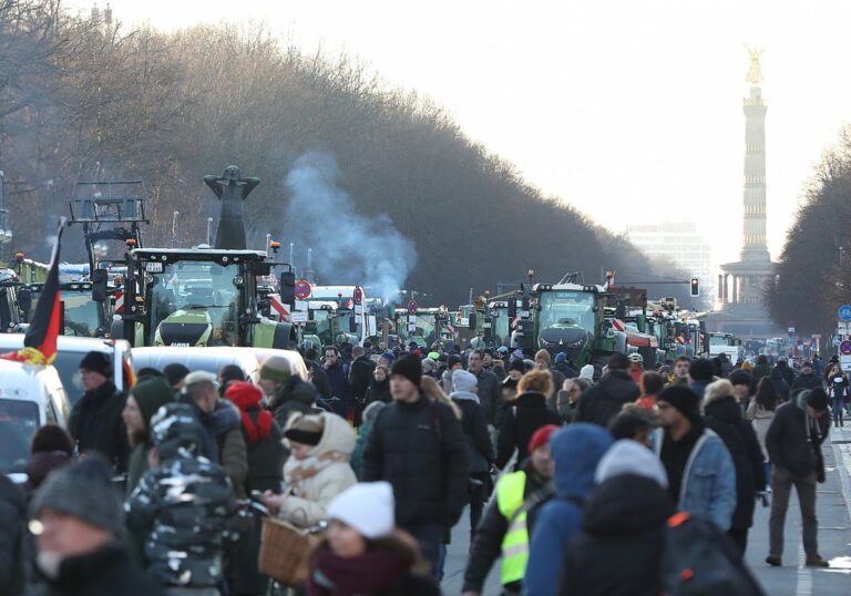 Großer Bauernprotest