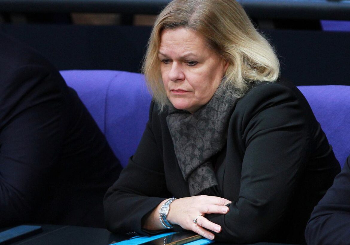 Bundesinnenministerin Nancy Faeser (SPD)