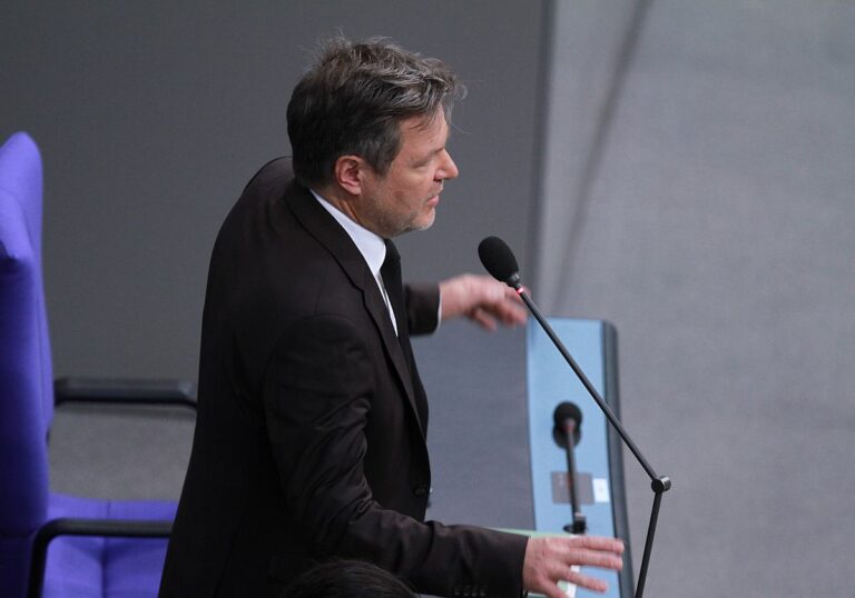 Vizekanzler Robert Habeck (Grüne)