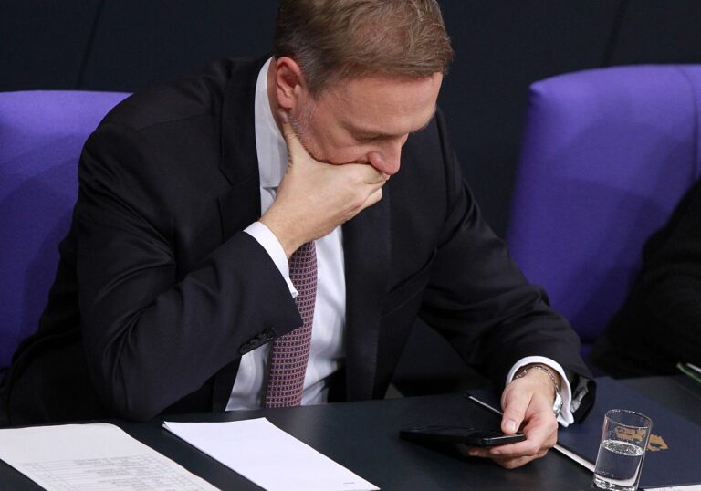 Bundesfinanzminister Christian Lindner (FDP)