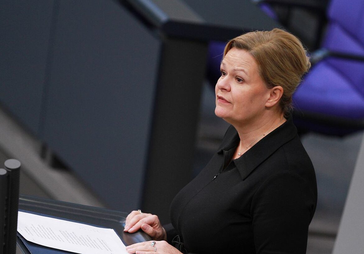 Bundesinnenministerin Nancy Faeser (SPD)