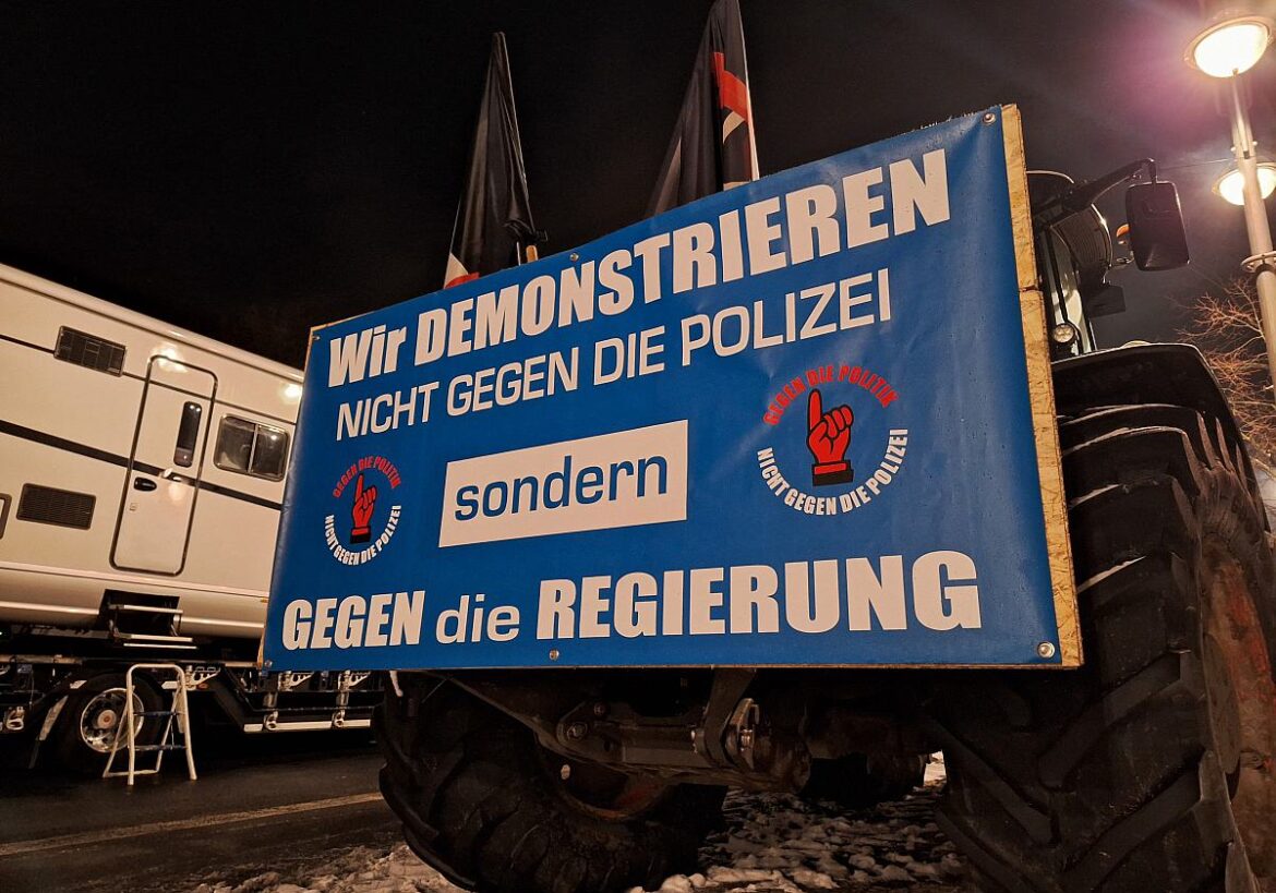 Bauernprotest gegen die Ampel-Regierung