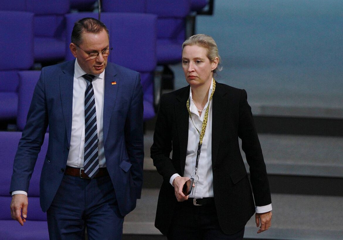 Tino Chrupalla und Alice Weidel (AfD-Spitze)