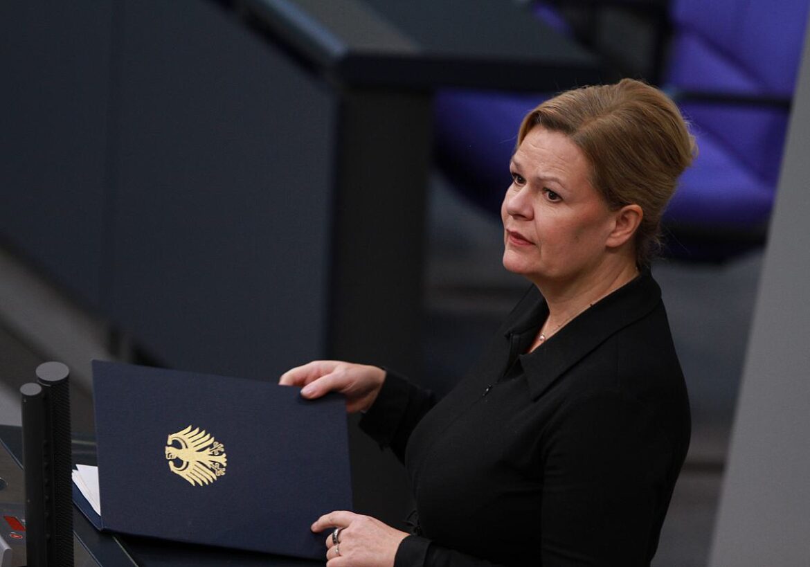 Bundesinnenministerin Nancy Faeser (SPD)