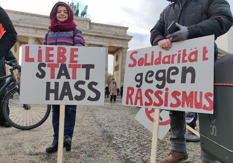 Demo gegen rechts