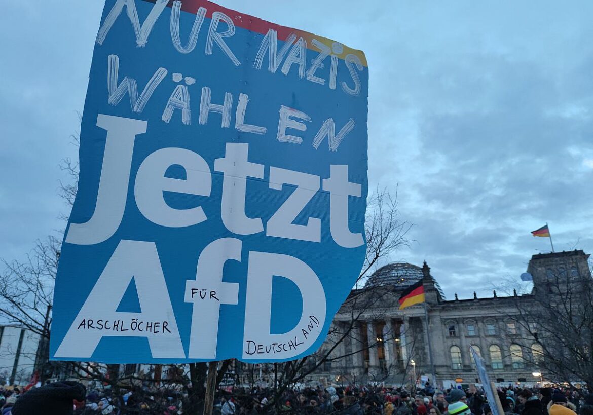 Protest gegen AfD