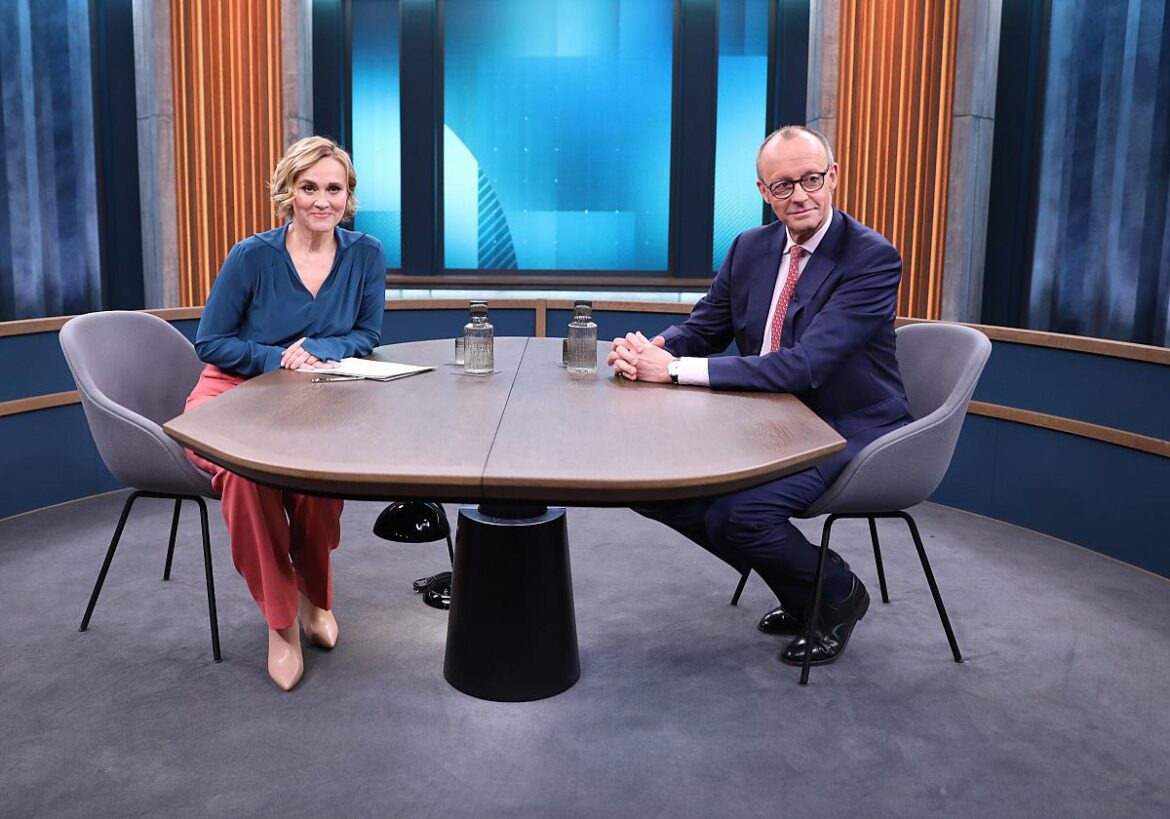 Friedrich Merz in der Talkshow von Caren Miosga