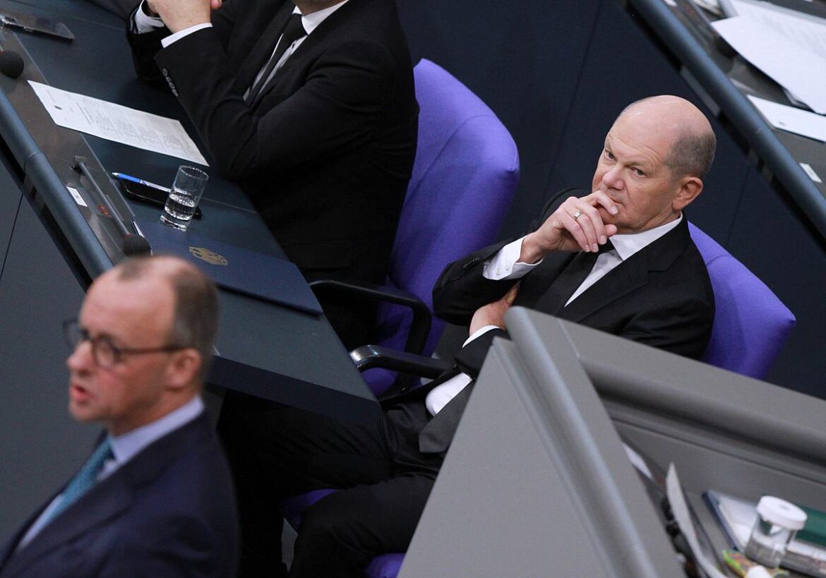 Bundeskanzler Olaf Scholz (SPD)