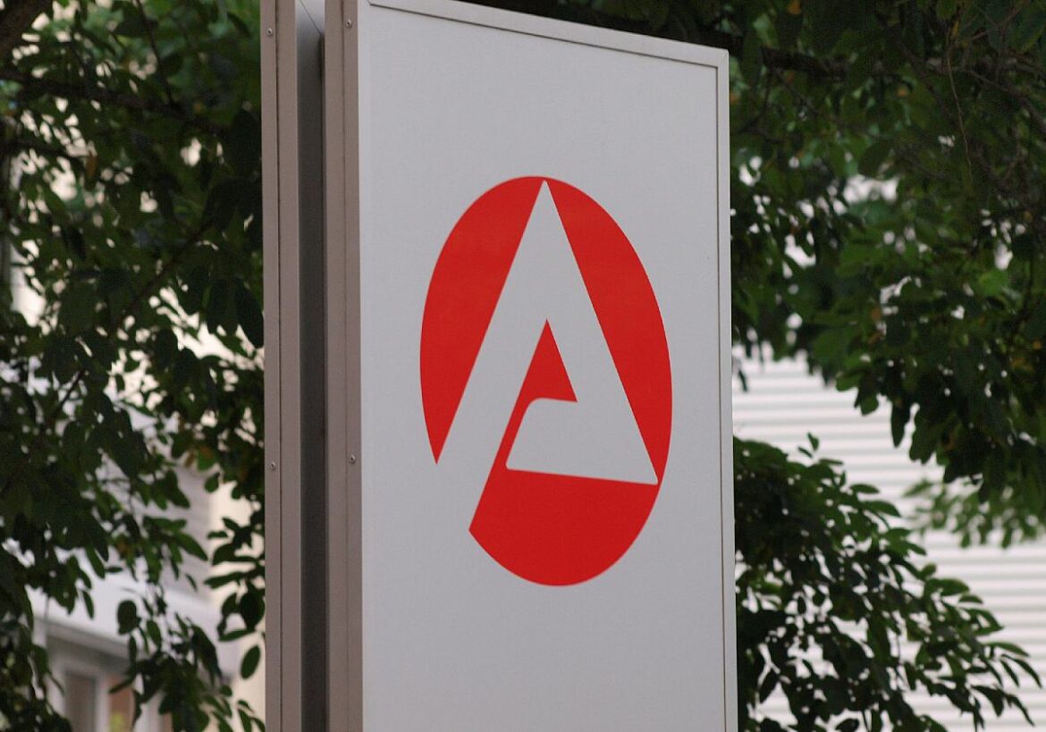 Schild Agentur der Arbeit