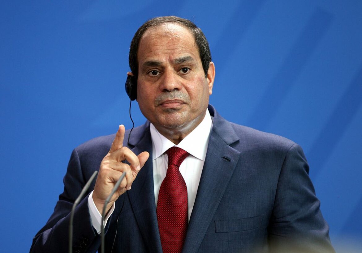 Ägyptens Präsidenten Abd Al-Fattah Al-Sisi