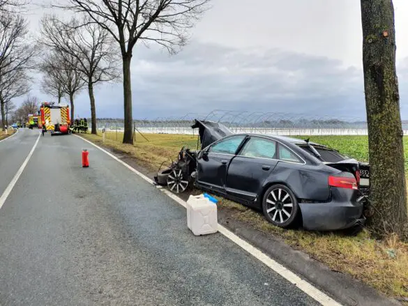 Seniorin stirbt bei Kollision: Entgegenkommendes Auto gerät auf ihre Fahrspur bei Belm