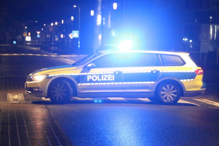 Polizeiabsperrung