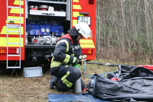 Fast 200 Freiwillige bei Waldbrandübung an der Landesgrenze im Einsatz