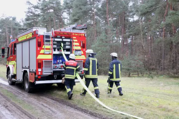 Fast 200 Freiwillige bei Waldbrandübung an der Landesgrenze im Einsatz