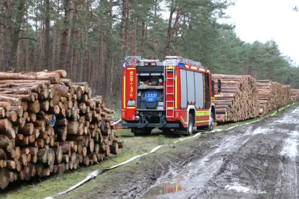 Fast 200 Freiwillige bei Waldbrandübung an der Landesgrenze im Einsatz