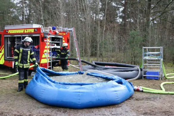 Fast 200 Freiwillige bei Waldbrandübung an der Landesgrenze im Einsatz