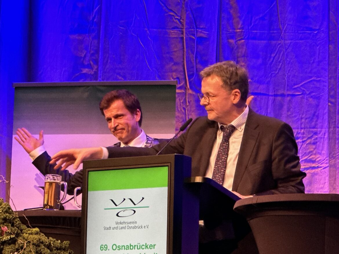 Osnabrücks neuer Grünkholkönig André Berghegger und Felix Osterheider