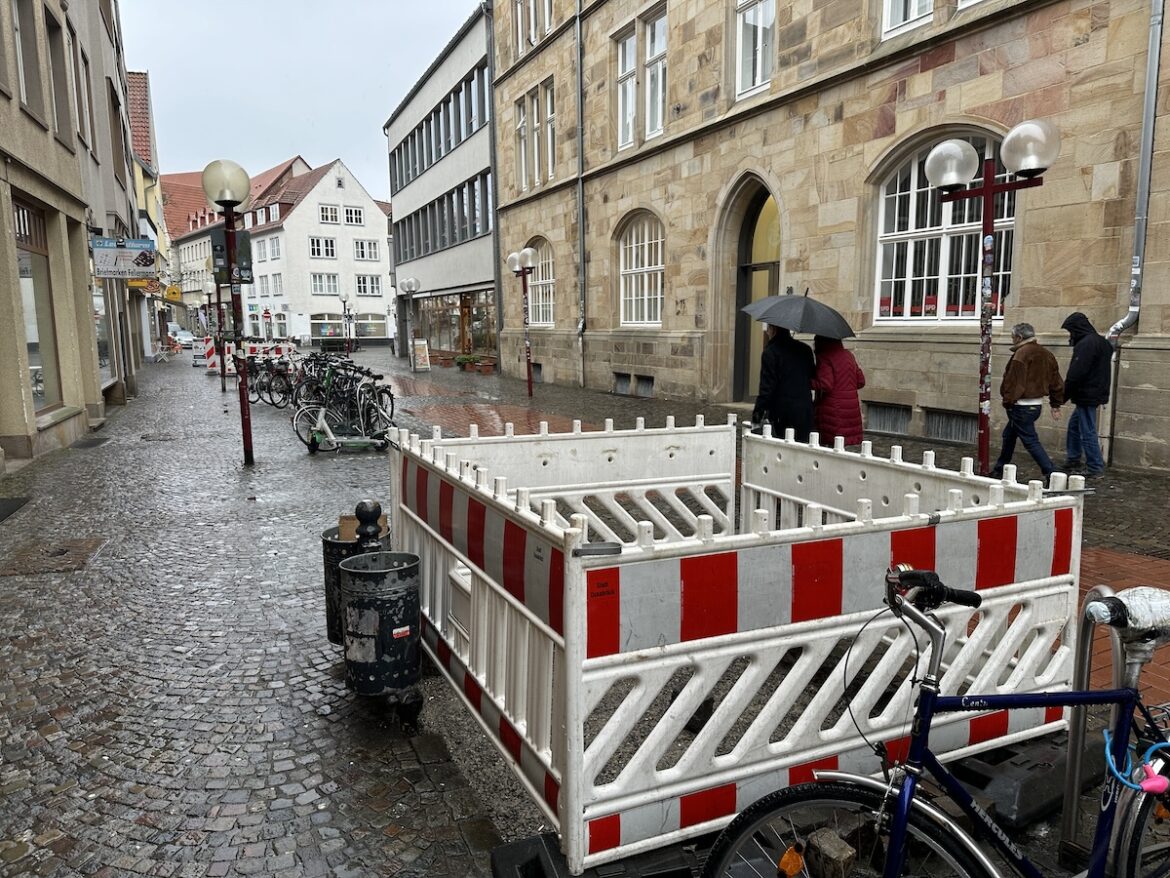 Hier in der Bierstraße werden bald Wildbirnen gepflanzt