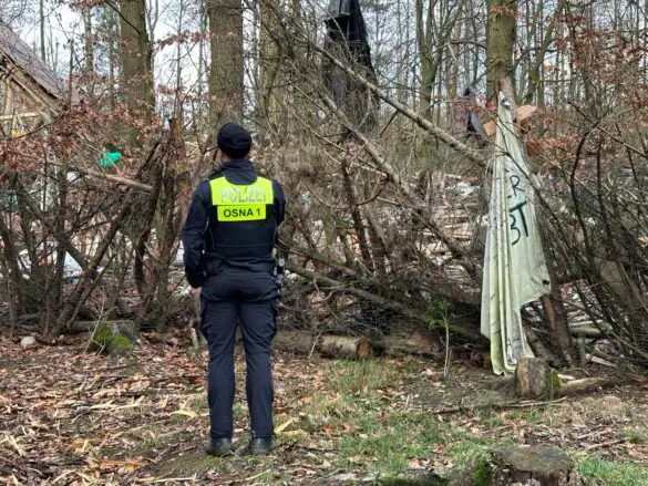 Protestcamp Waldi45 Nach langer Besetzung: Stadt Bramsche lässt Protestcamp "Waldi45" aufräumen