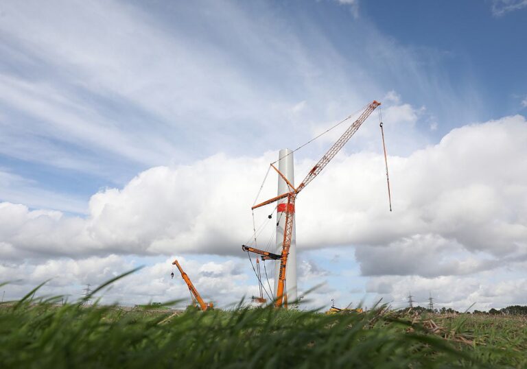 Bau eines Windrads