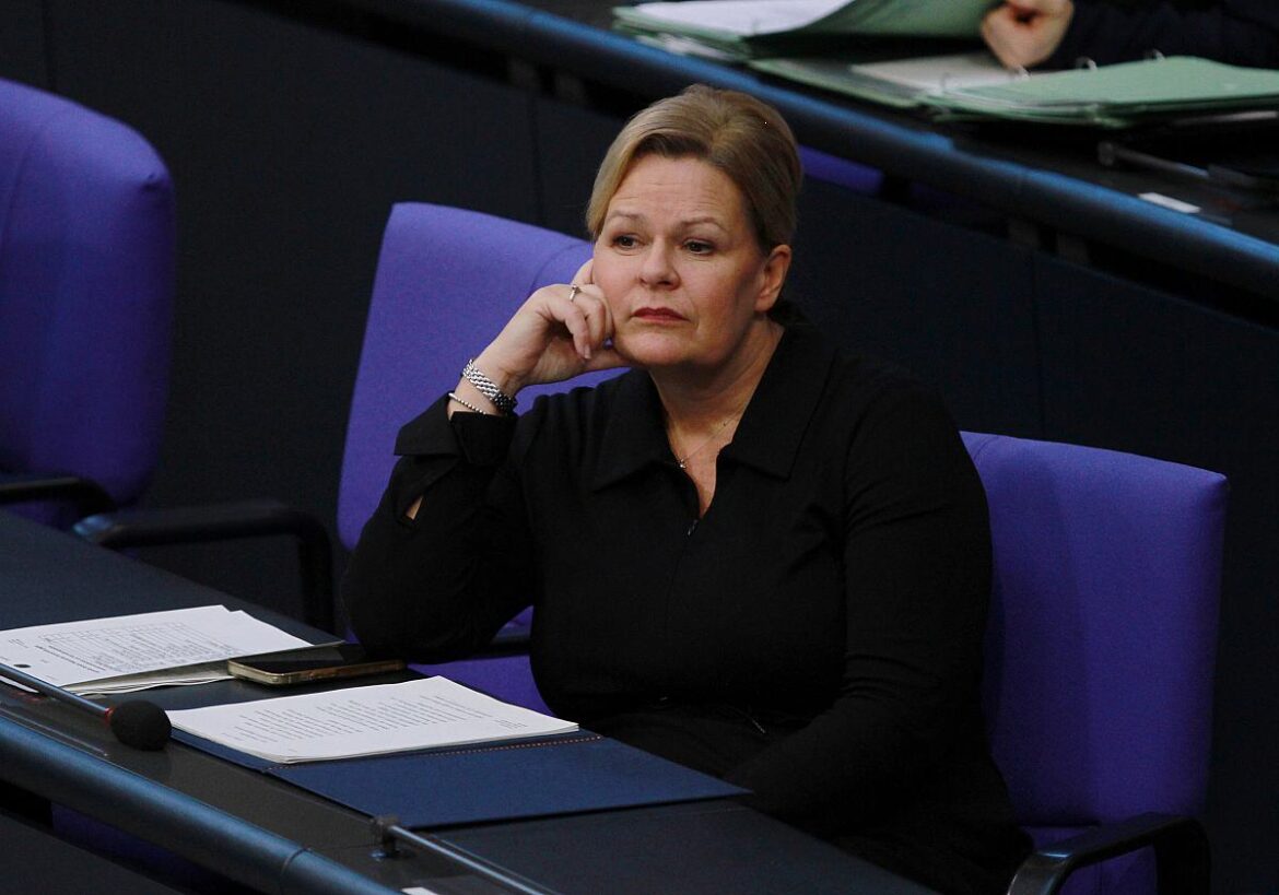 Bundesinnenministerin Nancy Faeser (SPD)