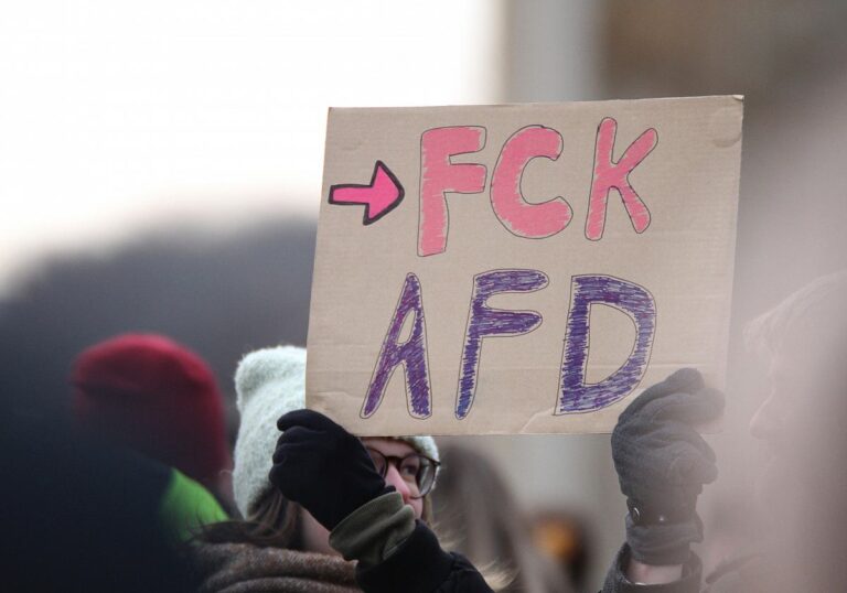 Demo gegen rechts