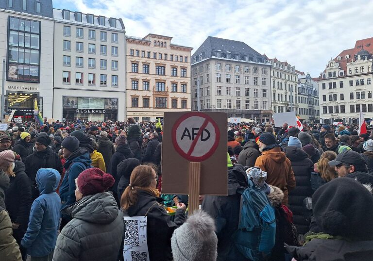 Demo gegen rechts