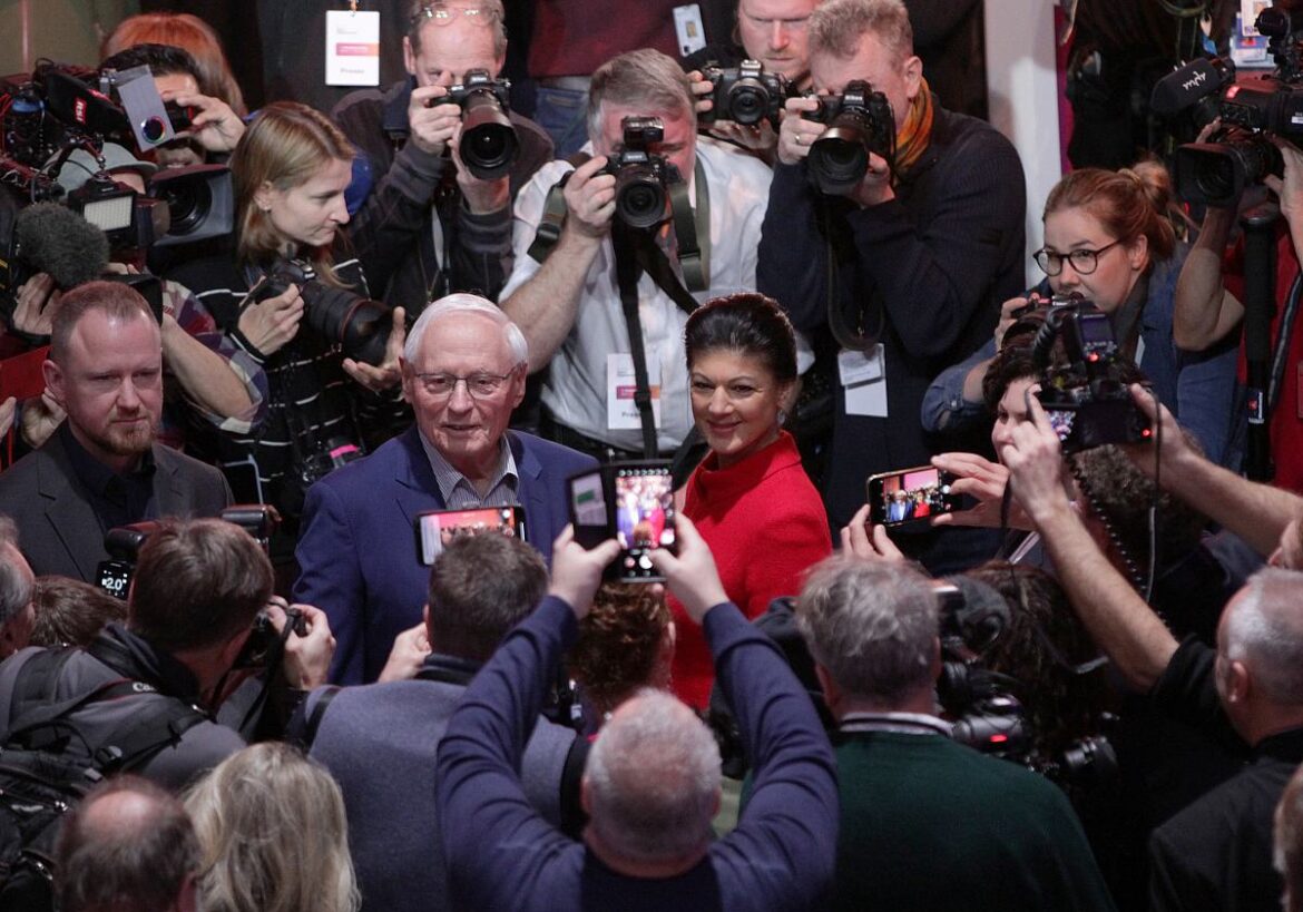 Sahra Wagenknecht und Oskar Lafontaine (BSW)