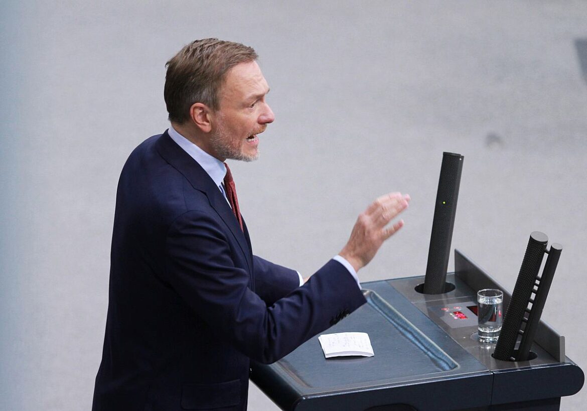 Bundesfinanzminister Christian Lindner (FDP)